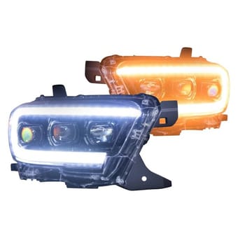 morimoto xb led headlights: toyota tacoma (16-20) (pair / asm) (gen 2) lf530.2-asm - image