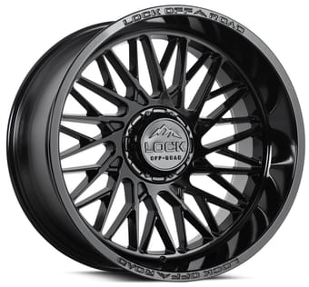 20x9 lock off-road extreme bandit gloss black 5x127/5 | 5x139.7/5.5 1mm - image