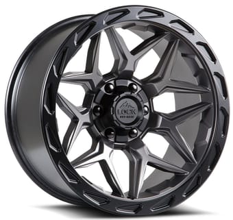 Lock Off-Road Matrix Matte Grey w/ Matte Black Ring