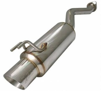 injen 06-11 civic si coupe & sedan 60mm axle-back exhaust ses1577 - image