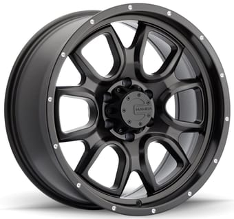 Mamba Off-Road M19 Matte Black w/ Drilled Holes