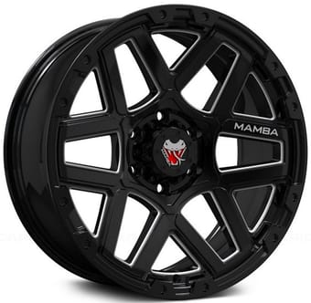 Mamba Off-Road M23 Gloss Black w/ Machined Ball Cut
