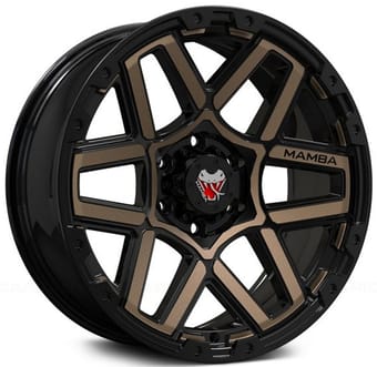 Mamba Off-Road M23 Matte Black w/ Bronze Face