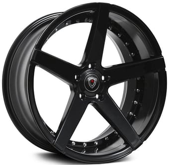22x9 marquee m3226 gloss black 5x120 33mm - image