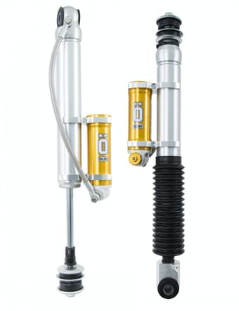 ohlins 73-17 mercedes-benz g-wagon/g-class adventure damper set w/o springs (custom 40mm lift) meu ms47 - image