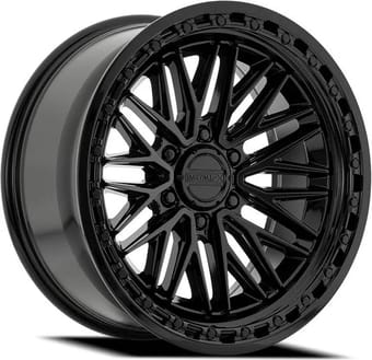 20x9 metal fx m003 alpha gloss black 6x139.7/5.5 0mm - image