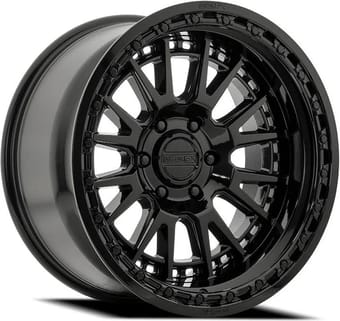 17x9 metal fx m002 slayer gloss black 5x127/5 0mm - image