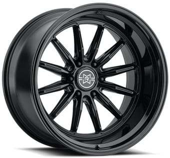 (clearance - no returns) 20x12 method race mr803 raised gloss black (6-lug) (* may require trimming) 6x135 -40mm - image