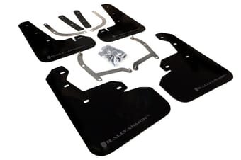 rally armor 2017-2022 impreza ur black mud flap w/ grey logo mf45-ur-blk/gry - image