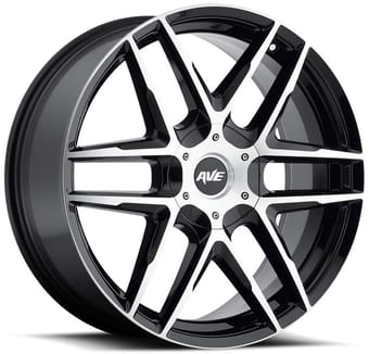 MKW Avenue A613 Gloss Black Machined