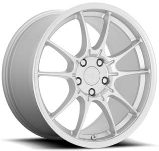 (clearance - no returns) 17x8 motegi mr152 ss5 hyper silver 4x4.25/108 45mm - image