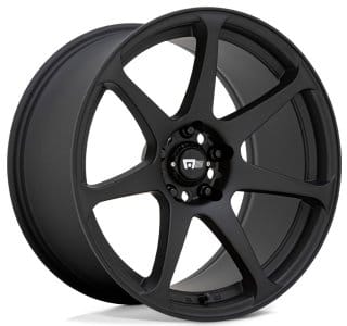 17x8 motegi mr154 battle matte black 5x100 43mm - image