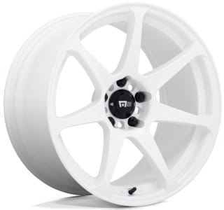 (clearance - no returns) 17x8 motegi mr154 battle white 5x110 30mm - image