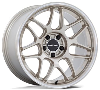 Motegi MR158 Motorsport Gold w/ Machined Lip