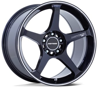 Motegi MR159 Obsidian Blue w/ Machined Lip Stripe