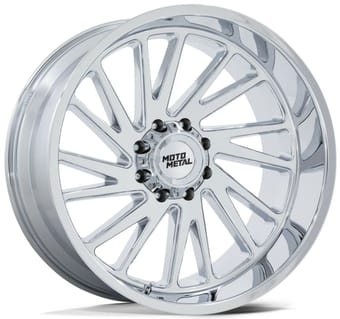 (clearance - no returns) 20x10 moto metal mo811 chrome 8x6.5/165 -18mm - image
