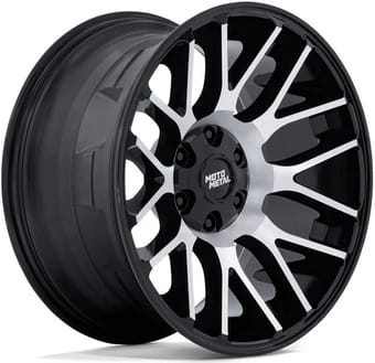 20x9 moto metal mo816 overlook gloss black machined 5x114.3/4.5 | 5x127/5 1mm - image