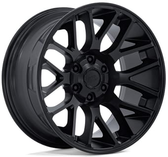 20x9 moto metal mo816 overlook blackout 5x114.3/4.5 | 5x127/5 1mm - image