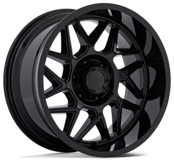 20x9 moto metal mo812 turbine gloss black 6x5.5/139.7 20mm - image