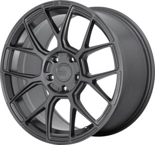 (clearance - no returns) 18x8.5 motegi mr147 cm7 gunmetal 5x112 35mm - image
