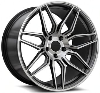 MRR M024 Corvette C8 Replica Wheels Gunmetal Machined