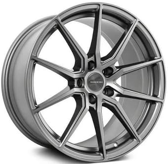 18x8.5 mst flow formed delta matte gunmetal 5x4.5/114.3 38mm - image