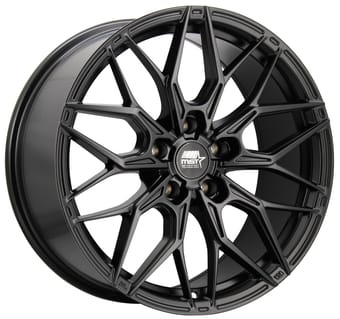 18x8.5 mst mt02 matte black 5x112 35mm - image