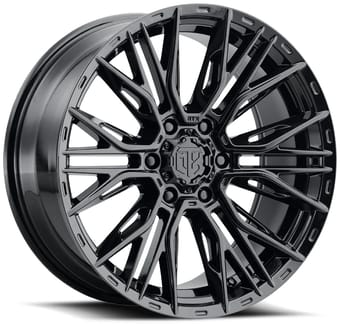 20x10 mtx gangstar x301gb gloss black 6x135 -18mm - image