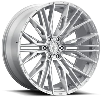 22x10 mtx gangstar x301sm silver machined 6x135 -18mm - image