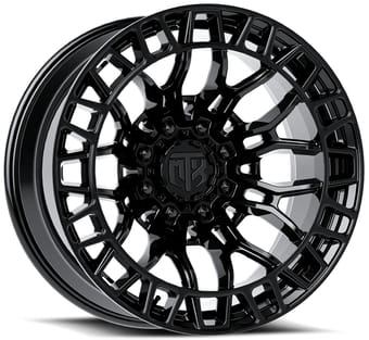 20x10 mtx phantom 8 x302gb gloss black 8x165/6.5 -18mm - image