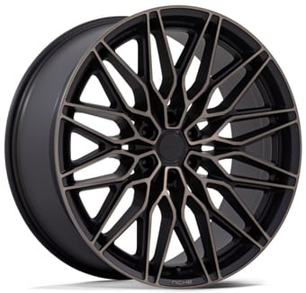 Niche Calabria 6 Matte Black Machined Dark Tint