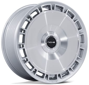 20x10.5 niche venice gloss silver machined nc287 5x112 | 5x120 38mm - image