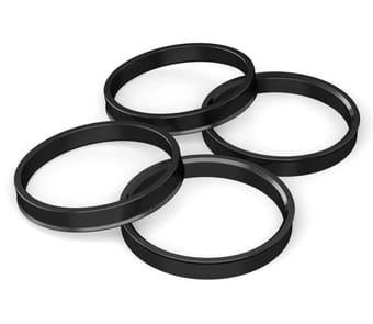 set of 4 nylon hub rings - image