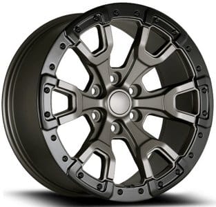 OE Concepts Replica Bronco Raptor Dark Gunmetal w/ Black Ring