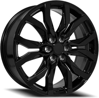 20x8 oe replica chevrolet colorado ca23 gloss black 6x120 50mm - image