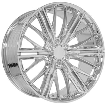 22x9 oe replica cadillac escalade cv72 chrome 6x139.7/5.5 18mm - image