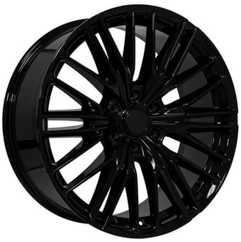 22x9 oe replica cadillac escalade cv72 gloss black 6x139.7/5.5 18mm - image