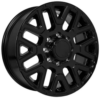 20x8 oe replica dodge ram dg77 gloss black 8x165/6.5 55mm - image
