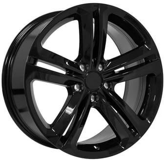 18x8 oe replica audi vw18 gloss black 5x112 41mm - image