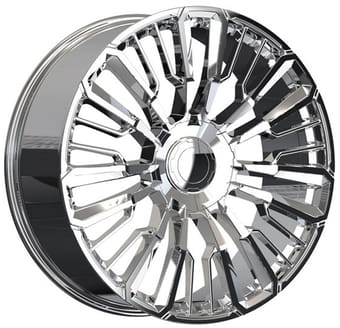 24x10 oe concepts replica 2025 suburban chrome c40 6x139.7/5.5 31mm - image