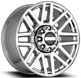 20x9 oe concepts replica ford f250 lariat chrome fd08 8x170 40mm - image