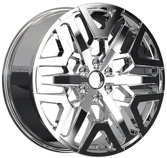 22x9.5 oe concepts replica ford expedition unlimited chrome fd10 6x135 44mm - image