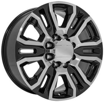 OE Concepts Replica 2015 Newer GMC Denali 2500 Gloss Black Machined