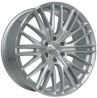 22x9 oe replica cadillac escalade cv72 gloss silver machined 6x139.7/5.5 18mm - image