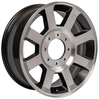 20x8 oe replica ford f-350 fr78 satin black machined 8x170 40mm - image