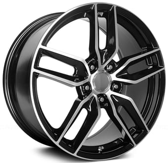 Performance Replicas PR160 Gloss Black Machined Spokes