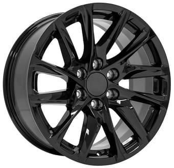 (clearance - no returns) 20x9 oe replica cadillac escalade ca90 stain black 6x5.5/139.7 28mm - image