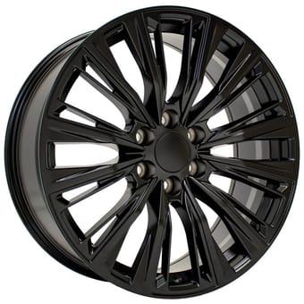 (clearance - no returns) 24x10 oe replica cadillac escalade ca93 satin black 6x5.5/139.7 28mm - image