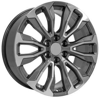 OE Replica GMC Yukon 1500 CV30 Gunmetal Machined