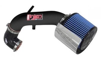 injen 91-01 jeep cherokee xj 4.0 l6 wrinkle black power-flow intake w/ mr tech & web nano filter pf5011wb - image